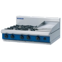 Blue Seal | Gas Cooktop 4 Burner w/ 300 Griddle